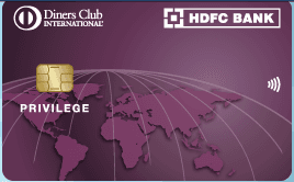 HDFC Diners Club Privilege Credit Card