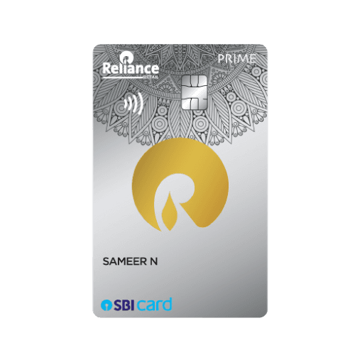 Reliance SBI Card PRIME