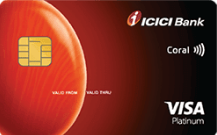 ICICI Bank Coral Contactless Credit Card