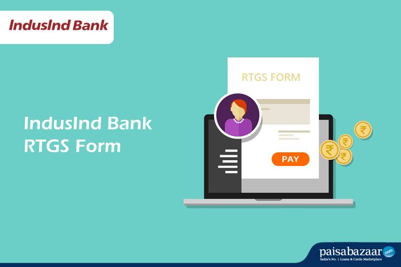 IndusInd Bank RTGS Form