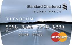Image of Standard Chartered Super Value Titanium Credit Card