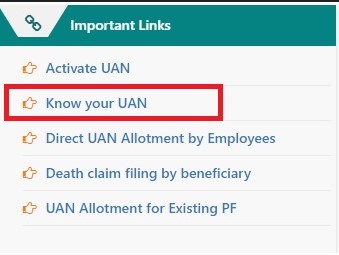 Know your UAN